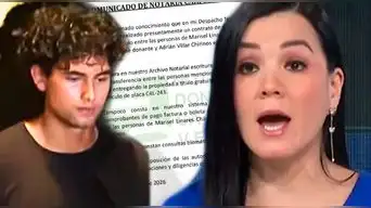 Notaría DESMIENTE a Marisel Linares y NIEGAN que exista una 'donación de su vehículo' a Adrián Villar: "No constan..."