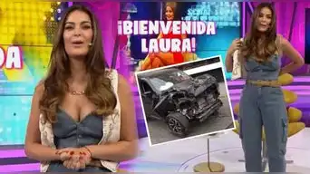 Laura Spoya DESOBEDECIÓ a su médico y REAPARECIÓ en televisión pese a que debe descansar tras fuerte accidente: "Necesitaba..."