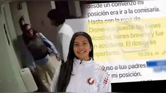 Exponen imágenes de Francesca Montenegro y Adrián Villar en departamento y CHATS sobre atropello a Lizeth Marzano