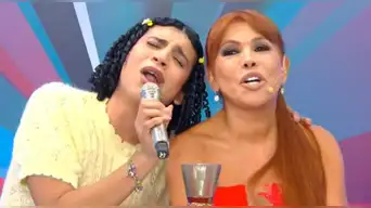 Valentino Palacios canta “La Borrachita” y hace ESTALLAR de RISA a Magaly Medina EN VIVO: “Mi nueva madrina”