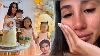 Samahara Lobatón ROMPE EN LLANTO al separarse 3 MESES de sus HIJOS: “No estoy haciendo nada malo...”