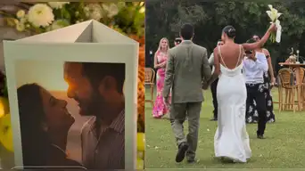 Revelan NUEVAS FOTOS de la boda del hijo mayor de Carlos Alcántara y Andrea Rubini