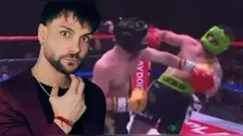 Nicola Porcella es 'NOQUEADO' en el segundo round tras EMOTIVA presentación en el 'Ring Royale' y usuarios REACCIONAN