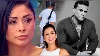 ¿Y Christian Domínguez? Pamela Franco lleva a su hija a su PRIMER DÍA de colegio y cantante NO APARECE tras ataques a Karla Tarazona