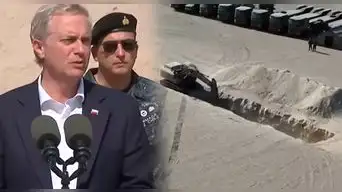 Inició el muro en la frontera Perú-Chile: presidente Kast llegó a la zona y explicó motivo de la polémica obra