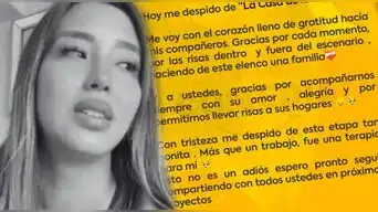 Xiomy Kanashiro PIERDE SU TRABAJO por FUERTE motivo y comparte DESGARRADOR mensaje: "Me despido con tristeza..."
