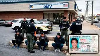 De terror | Migrantes fueron al DMV para renovar licencia de conducir y los detuvo el ICE: Un vecino les dio el AVISO