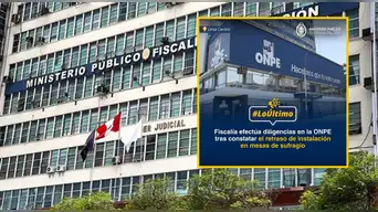 Fiscalía de la Nación inicia INVESTIGACIÓN en la ONPE tras retraso en la instalación de mesas de sufragio