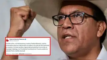 Roberto Sánchez sobre los resultados del conteo de la ONPE: "La vida del Perú profundo se respeta o no tiene sentido la democracia".