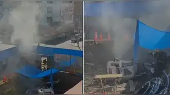 Fuga de gas en Surquillo: vecinos evacuan la zona tras la rotura de la tubería de Calidda