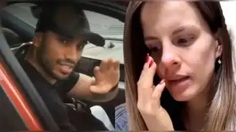 Said Palao SE MOLESTA con reportera tras ser cuestionado por presunta INFIDELIDAD a Alejandra Baigorria: "Pueden salir imágenes, pero..."