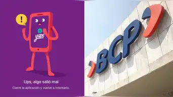 Usuarios reportan caída de Yape y la app del BCP este 21 de abril: no se puede ingresar ni realizar pagos o transferencias