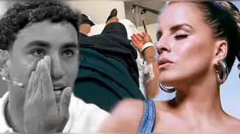 Said Palao aparece en una CAMILLA y con vía en medio del DEVASTADOR mensaje de Alejandra Baigorria: "Ojalá..."