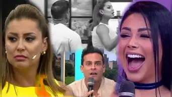¡ENFURECIDA! Karla Tarazona ABANDONA programa EN VIVO al oír que Christian Domínguez volvería con Pamela Franco