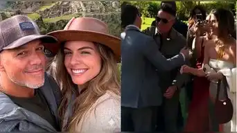 ¡INESPERADO ENCUENTRO! Alejandro Sanz y Stephanie Cayo deslumbran en la íntima boda de Bruno Ascenzo con Adrián Bello: “Fue un momento mágico”