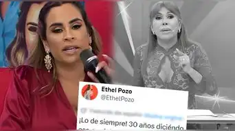 Ethel Pozo se HARTA de Magaly Medina y la ENFRENTA por comentarios sobre su peso: "Es violencia, no se habla de cuerpo ajeno"