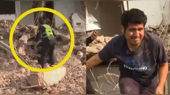 Joven queda atrapado entre escombros de su hogar tras derrumbe de obra en la Av. Nicolás Ayllón: "Para sacar a los perros"