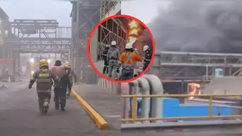 Voraz incendio en refinería de combustible en Cajamarquilla deja varios heridos y alarma en Chosica