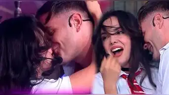 Rosángela Espinoza y Pancho Rodríguez SE BESAN en vivo tras protagonizar intenso momento en Esto es Guerra