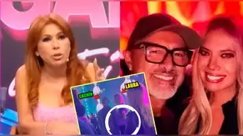 ¡NO LE CREE NADA! Magaly Medina cuestiona cercanía entre Laura Huarcayo y Carlos Alcántara tras polémico ampay