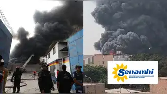 ¡ALERTA! Senamhi advierte que humo del incendio en Ate afectará la ciudad: estos DISTRITOS de Lima se verán afectados