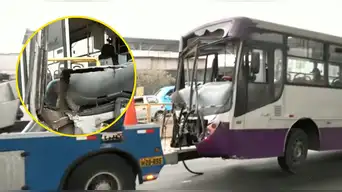 Corredor Morado impacta contra columna de la Línea 1 del Metro de Lima en la estación Bayóvar