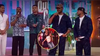 ¡CASI TERMINA EN EL PISO! Rebeca Escribens protagoniza inesperado incidente tras bailar salsa EN VIVO y todo se sale de control
