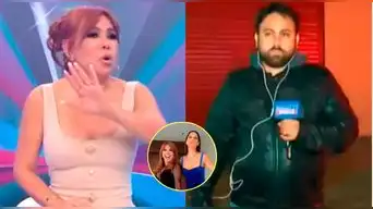 ¡LE ENTRÓ LA FURIA! Magaly Medina cuadra EN VIVO a su reportero por desaire a María Pía Copello: “¡A mis amigos se les respeta!”