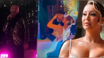 ¡SE PASÓ! Agrupación impacta al dedicarle 'La Incondicional' a Karla Tarazona en plena boda con Christian Domínguez