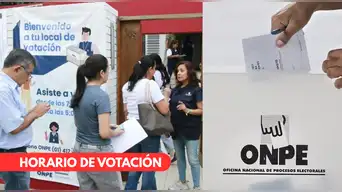 ¿Desde qué hora se podrá VOTAR este domingo 7 de junio? ONPE revela HORARIO OFICIAL de ELECCIONES