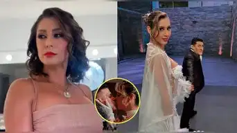 ¡INCÓMODA! Karla Tarazona se muestra MOLESTA por la parodia de su BODA: "Estoy en"
