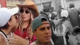 'Tía lisura' ENCARA a Pamela López cuando se dirigía a votar y la llama 'loca' tras agredir a Paul Michael: "No te voy a soltar..."