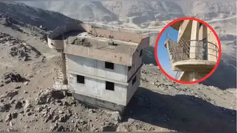 La única casa en los cerros de Pasamayito lleva 10 años abandonada: tiene 3 pisos, cerco eléctrico y causa intriga