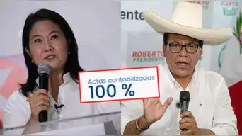 ¡CONTEO AL 100%! Este es el único lugar donde Keiko Fujimori y Roberto Sánchez registraron empate histórico 50% exacto