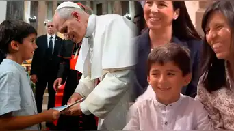 Niño peruano conmueve al papa León XIV al hacerle pregunta que lo deja sin palabras: "No es fácil encontrar la respuesta”