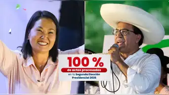 ¡ÚLTIMA ETAPA! ONPE completa el 100% de actas: esto DEFINIRÁ si gana Keiko Fujimori o Roberto Sánchez