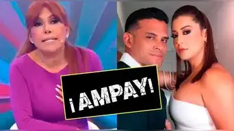 ¡SE MOLESTÓ! Magaly Medina ARREMETE contra Karla Tarazona y Christian Domínguez y les exige no usar la palabra "ampay": "Me pertenece"