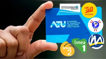 ATU presenta TARJETA ÚNICA para pagar el pasaje en "El Chino", "La 50", Metropolitano y tren eléctrico