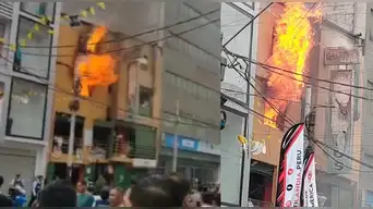 ¡ALERTA! Reportan incendio en el emporio comercial de Gamarra: al menos 9 unidades atienden la emergencia