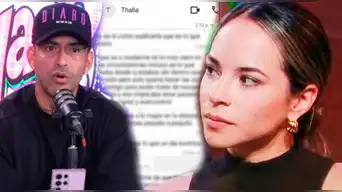 Diego Chávarri DIFUNDE CHATS de Thalía Bentín pidiéndole retomar DESDE CERO su relación: "Recuperar lo que un día tuvimos"