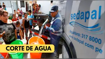 URGENTE | Corte de agua programado este 6 de julio: 5 distritos sin servicio por hasta 12 horas, según Sedapal