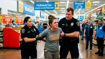 Horror en Walmart | Mujer APUÑALA EN LA CABEZA a un policía en medio de un altercado: ¿Cómo se encuentra la salud del agente?
