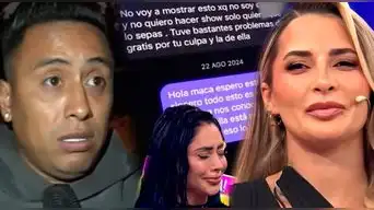 Christian Cueva expone TODOS sus CHATS con Macarena Gastaldo tras revelarse que la BUSCÓ pese a Pamela Franco: "Quiero que sepas..."