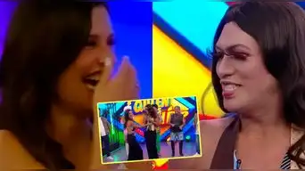 ¡NO SE LO ESPERABA! María Pía Copello queda en SHOCK al ver a su doble en 'JB NOTICIAS' y le hace fuerte reclamo: "Yo no uso..."