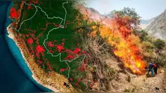 Senamhi lanza ALERTA ROJA: Estas son las 7 regiones en riesgo de sufrir INCENDIOS FORESTALES