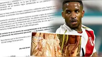 Jefferson Farfán expone COMUNICADO contra polémico video de Magaly Medina y EXIGE rectificación: "El racismo no se comparte"