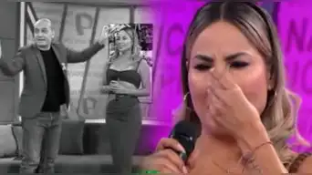 Pamela López pasa BOCHORNOSO momento EN VIVO: Conductor la ENCARA por detalle en su rostro y ella tiene IMPENSADA reacción