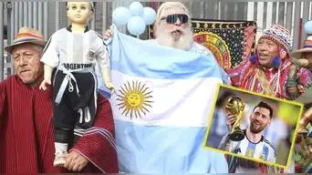 Papa Noel Crema alienta a Argentina en la gran final del Mundial 2026
