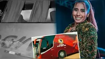 Bus de Azucena Calvay sufre ACCIDENTE en carretera camino a La Libertad y revelan estado de cantante: "Pedir auxilio..."