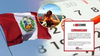 ¿El 27 de julio es feriado o día no laborable? Esto dice la ley y quiénes podrán descansar